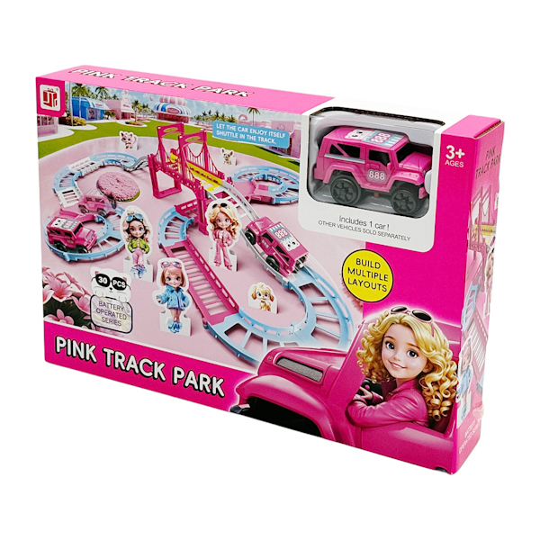 Іграшка Трек Pink Track Park 30предм. 13,1*60*52,1см арт.888-159 (QH213522)