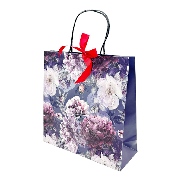 Пакет под. 34*34*12см Кольорова Візерунок Квіти арт.1264-6 *12