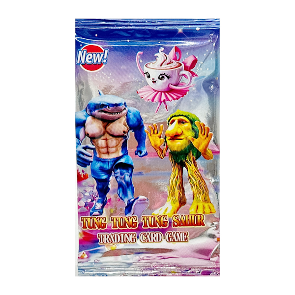 Колекційні картки дитячі TungTungTungSahur 1шт на планшетці арт.1243-3 *36