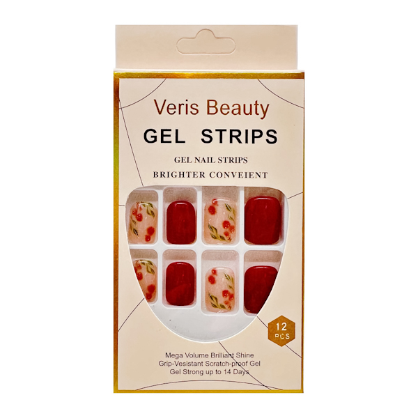 Нігті накладні д/манікюру Veris Beauty 12шт з малюнком арт.LY-0041 (LX-13) *12