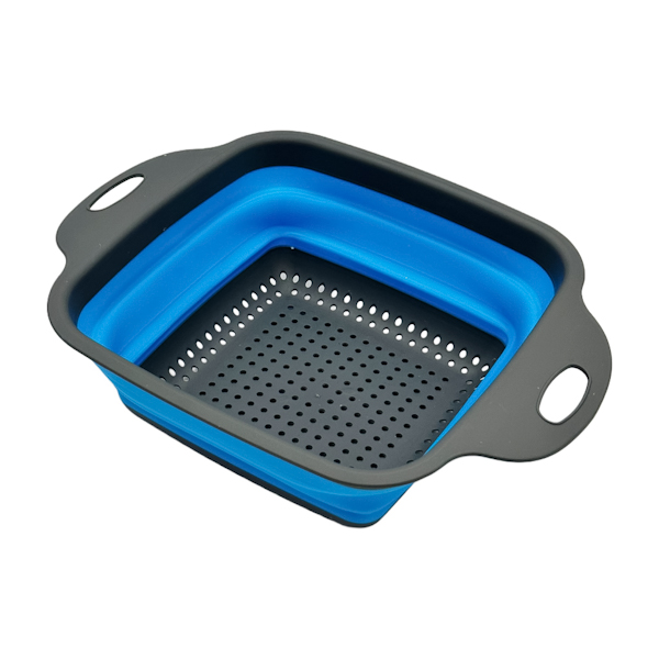 Друшлаг силіконовий складний 22см Квадратний арт.CK43-24