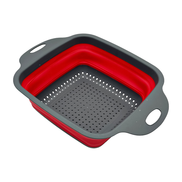 Друшлаг силіконовий складний 26см Квадратний арт.CK43-25