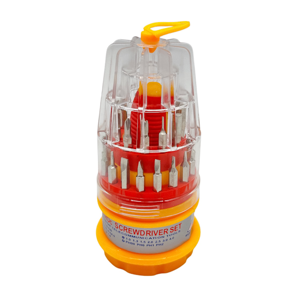 Викрутка зі змінними насадками HengFeng 31в1 Large в тубусі арт.HF-202 (15123-6)