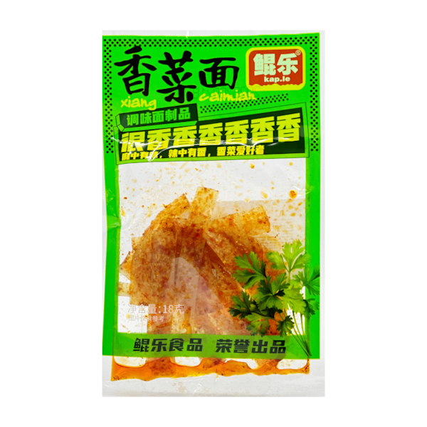 Снеки Kap.le 18г Смужки з коріандром/кінзою арт.F15-LT03