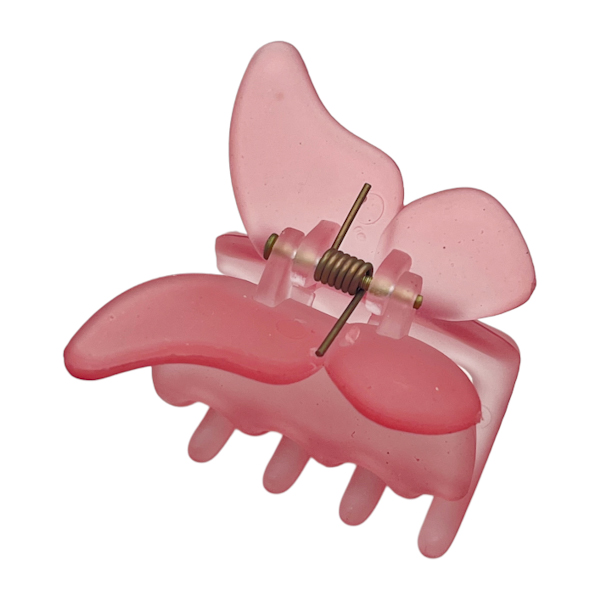 Краб д/вол пласт 1шт 4см Метелик Матовий Малий Мікс арт.67-F032 *12