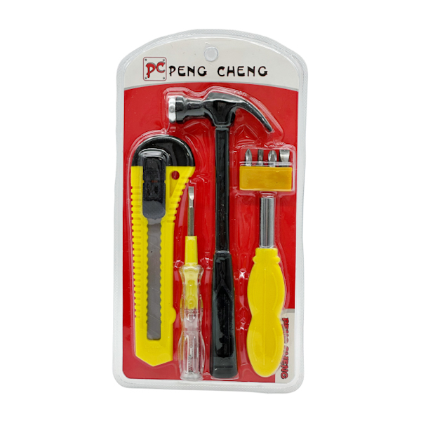 Викрутка з насадками PC Набір +ніж канц./викрутка-тестер/молоток арт.PC-21 (15123-1)