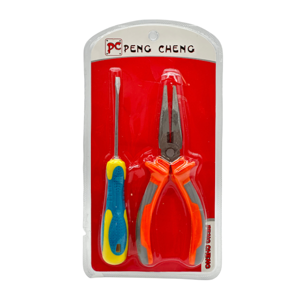 Викрутка PC Набір 1шт +плоскогубці на блістері арт.PC-12 (15123-4)