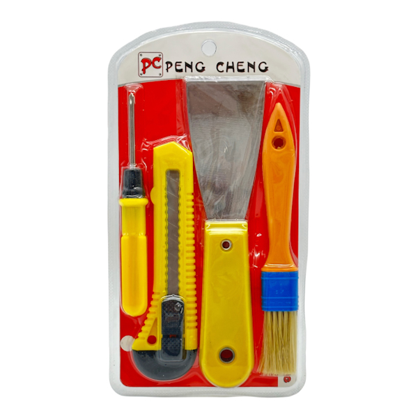 Викрутка PC Набір 1шт +ніж канц./шпатель/пензлик №1 арт.PC-23 (15123-11)