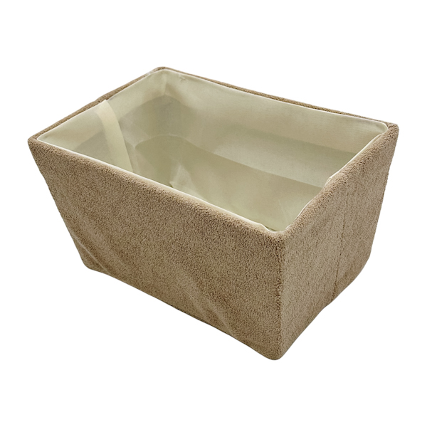 Кошик-органайзер д/зберігання речей 24*16*12см хутряний каркасний арт.1263-10