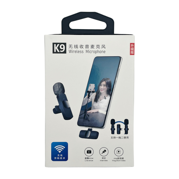 Мікрофон бездротовий д/телефону 2шт Type-C арт.К9 (223-T01)