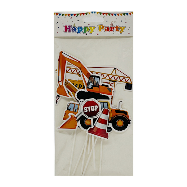 Топер д/торта Happy Party 1шт Happy Birthday Фігурки Мікс *10