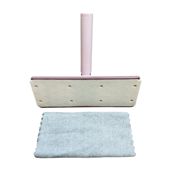 Швабра плоска з ганчіркою хромована ручка арт.1065-07