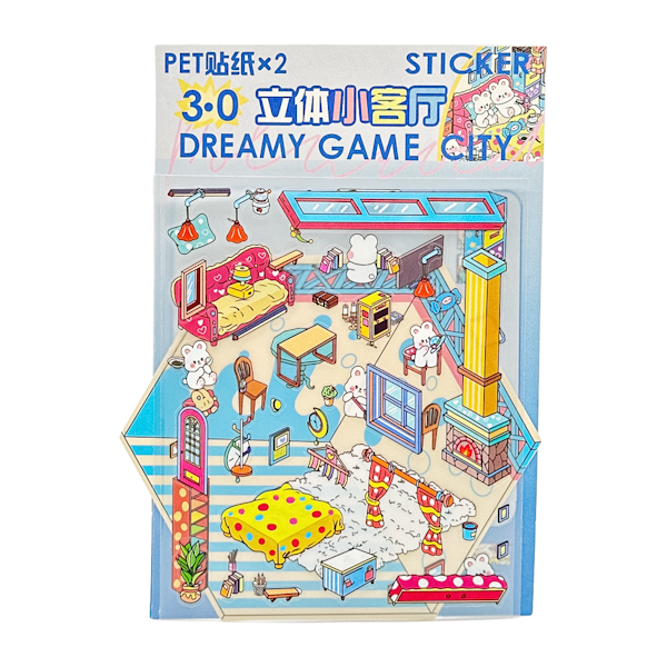 Наклейки дитячі Sticker Вітальня мрії арт.BX-D (172-2) *20