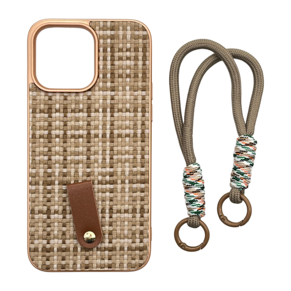 Чохол д/тел силікон iPhone 14 ProMax Текстильний з шнуром арт.229-A18 *10