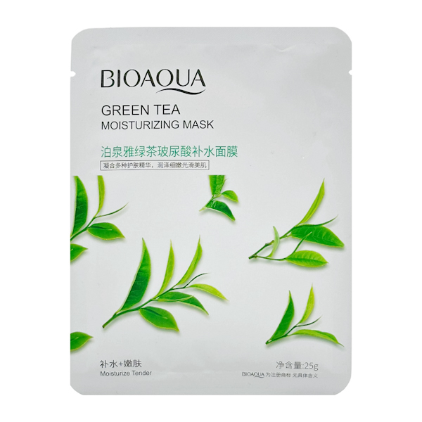Маска д/обл тканинна BIOAQUA 25г Green Tea арт.BQY52