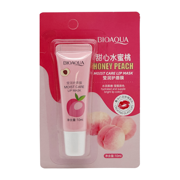 Бальзам маска д/губ BIOAQUA 1шт 10мл Персик на блістері арт.BQY76 *36