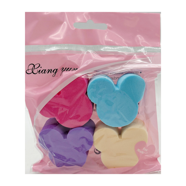 Спонж д/макіяжу Xiang yun 4шт Фігурний арт.1-В-05 *12