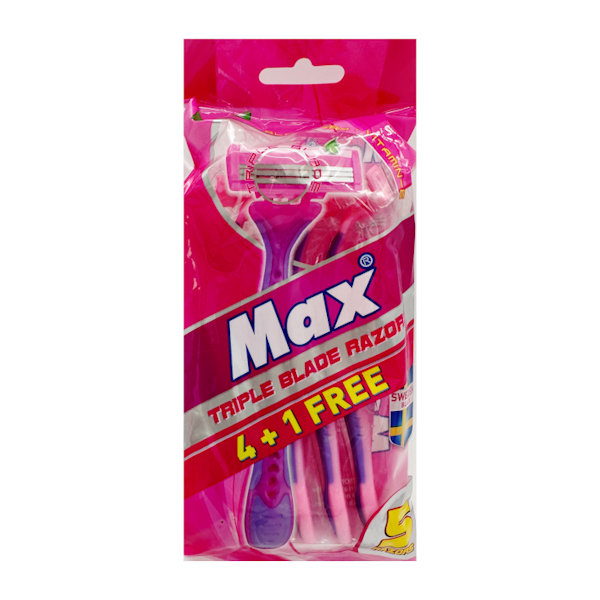 Чоловічі одноразові станки MAX Speed Razor 3 леза 5шт арт.A3C02702