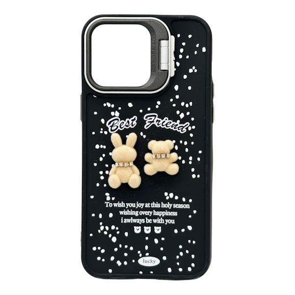 Чохол д/тел силікон iPhone 14ProMax Best Friend Кольоровий арт.229-28 *5