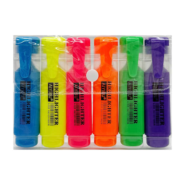 Текст-маркер AIYBU Набір 6шт арт.А-808-6 (76-13)