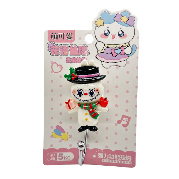 Гачок металевий самоклеючий 1шт 5кг Фігурка дитяча Мікс арт.246-17-22 *12