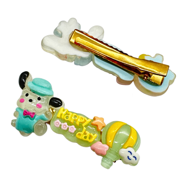 Заколка-прищіпка д/вол MENG KE AI 1шт 4,5см Дитяча арт.246-04 *10