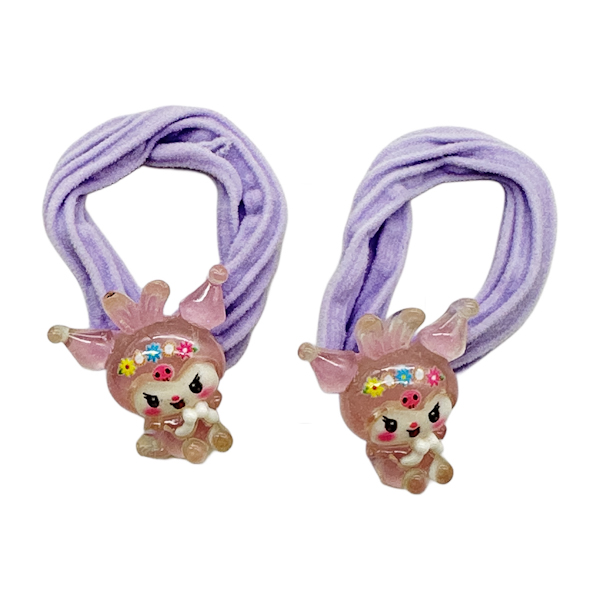 Резинка д/вол MENG KE AI 2шт Жатка Дитяча Декор Мікс арт.246-5/6/8/9/11 *50