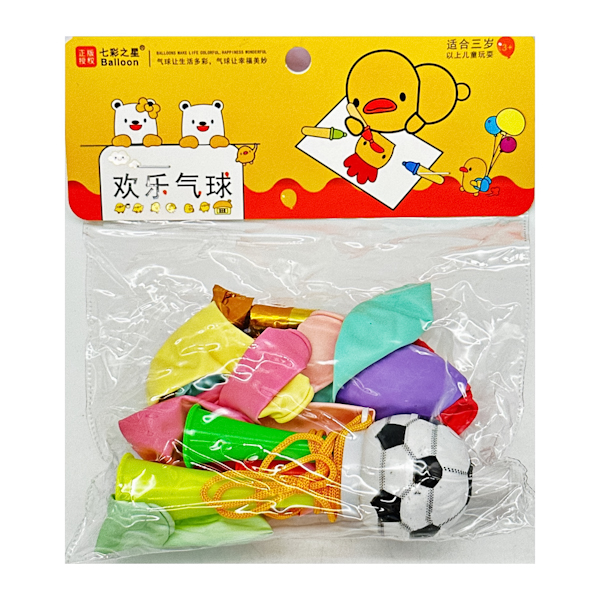 Набір Повітряних Кульок з дудкою арт.3016 /6624-5XL *10