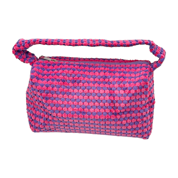 Косметичка-сумка жін. 20*12*12см Хутряна Кружечка арт.1202-1 *12