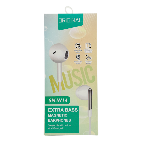 Навушники Original 1шт провідні арт.SN-W14