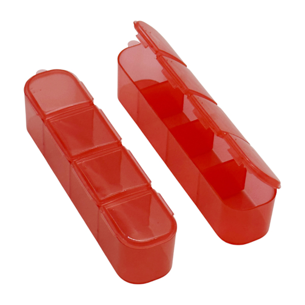 Органайзер д/таблеток GuangMeisi 2шт на 4 кейси арт.HR8905 (25-В23)