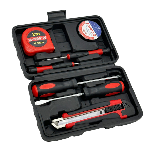 Набір інструментів на 7 предметів в пластиковому кейсі арт.LZ-6001