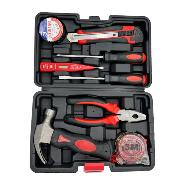 Набір інструментів на 8 предметів в пластиковому кейсі арт.LZ-6003