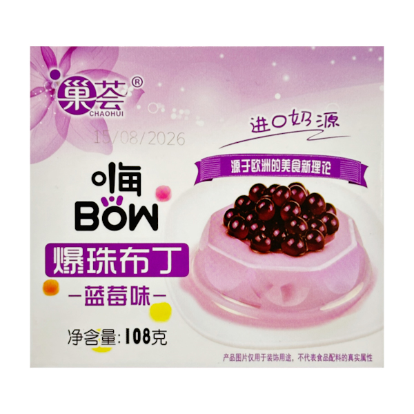 Пудинг CHAOHUI 108г зі смаком чорниці арт.F30-A07