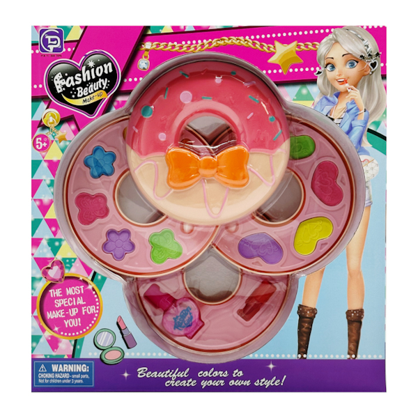 Набір дит. косметики FashionBeauty у футлярі Пончик арт.566-3A7