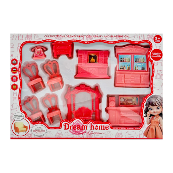Іграшка LiangChengToys Набір меблів Dream home з 10 предметів арт.LC330-13