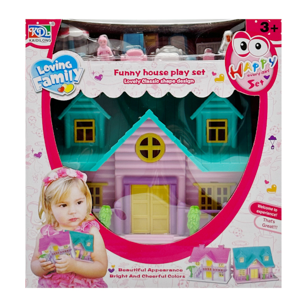 Іграшка KAIDILONG Будиночок з міні меблями арт.KDL39-06