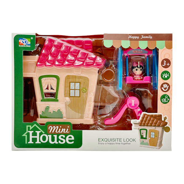Іграшка KAIDILONG Будиночок з гойдалкою і качелею арт.KDL39-89