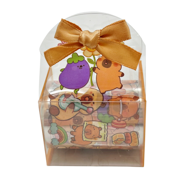 Наклейки дитячі Капібара 1 рулон в коробочці арт.SZ/15 (27-75) *16