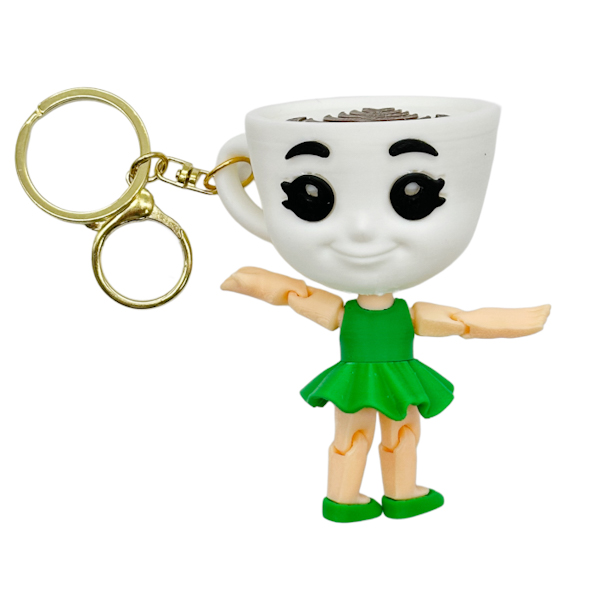 Брелок 1шт 3D Балерина Капучіна/Шампанзіні Бананіні/Тралалейло Тралала Мікс *24