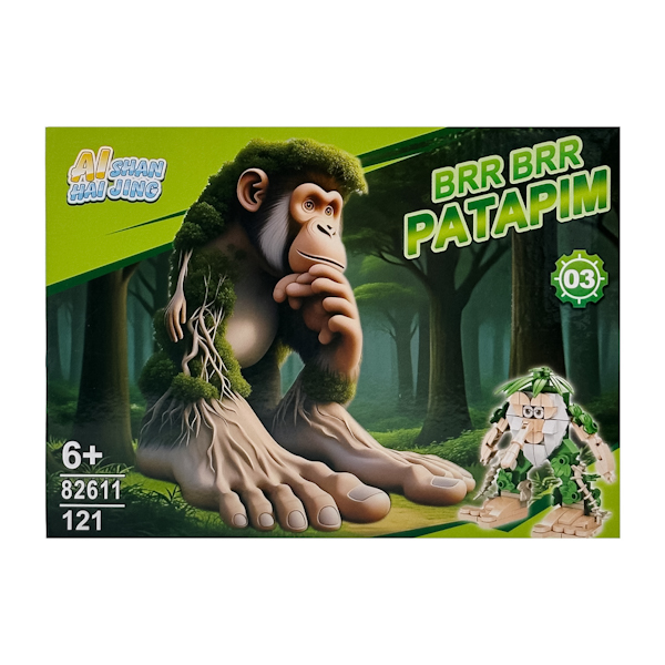 Іграшка Конструктор AiShanHaiJing 1шт Італійські Меми №1-4 арт.82611 *8