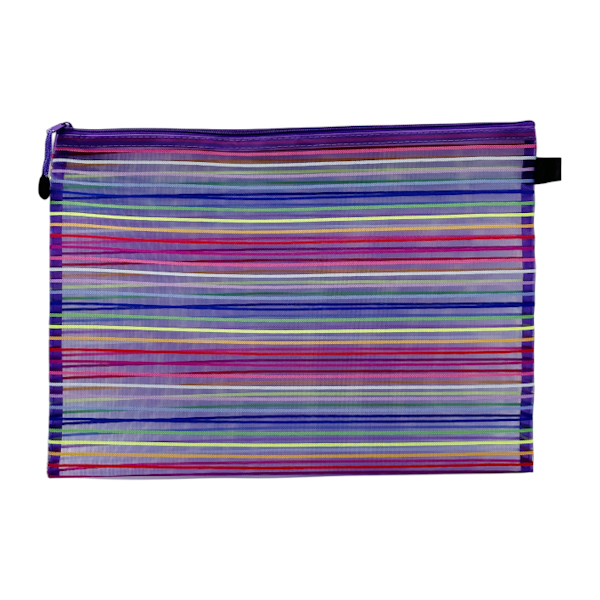 Папка А3 в сіточку на замочку Кольорова Смужка арт.1118-1 *12