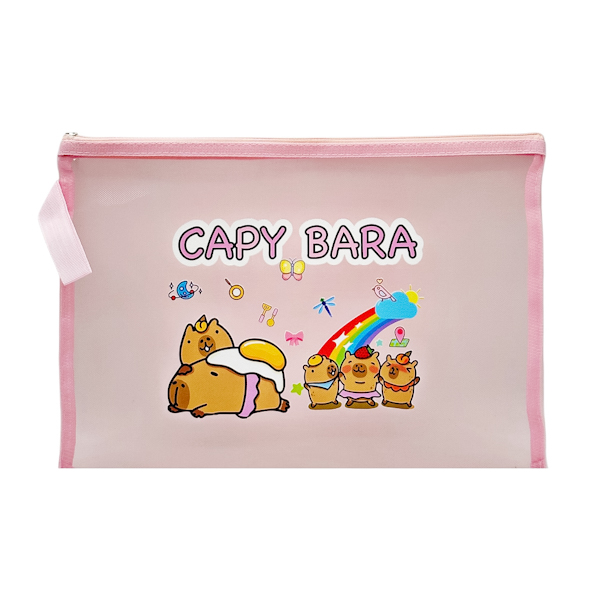 Папка A4 в сіточку на замочку Капібара арт.1118-6 *12