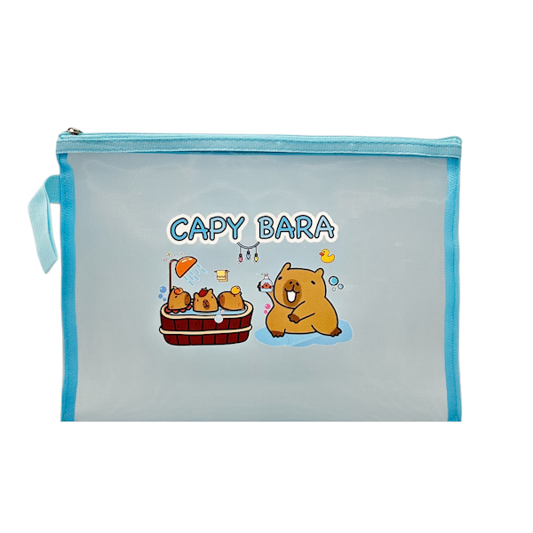 Папка B5 в сіточку на замочку Капібара арт.1118-7 *12