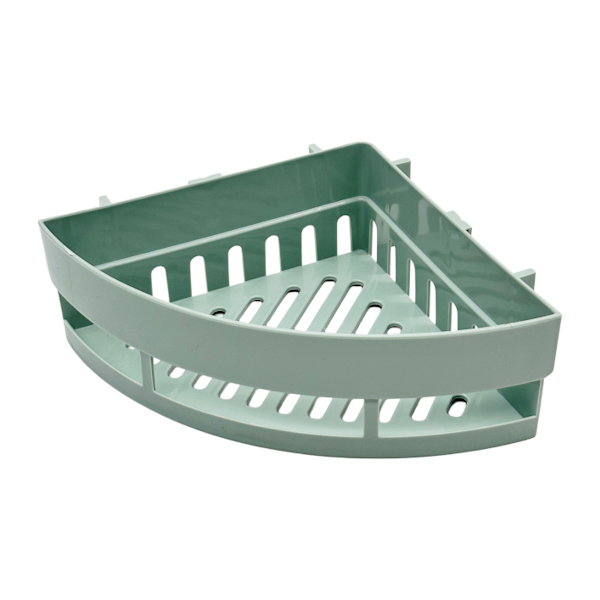 Полиця навісна MeiJiaJia 17,5*7*25см кутова пластикова арт.838-918 (306-16)