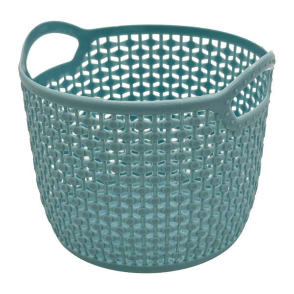 Кошик-органайзер пластиковий 1шт 12*9,5см плетений арт.714-8018 (306-37)