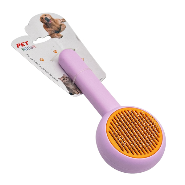 Щітка-пуходерка д/тварин Pet Brush з функйцією очищення шерсті 1шт арт.244-15