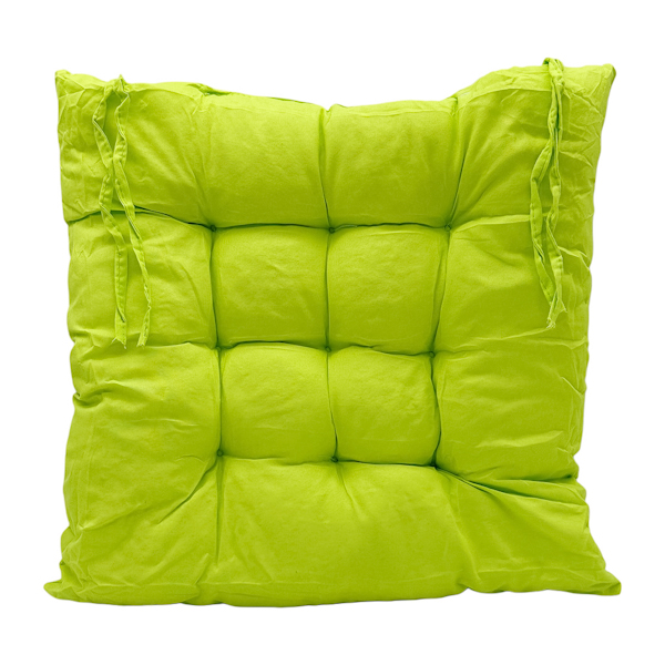 Подушка на стілець 38*38см Кольорова з зав'язками арт.1267-1 *6