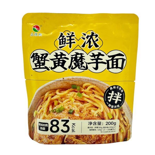 Локшина ш/п Konjiac 200г зі смаком краба арт.F15-M03