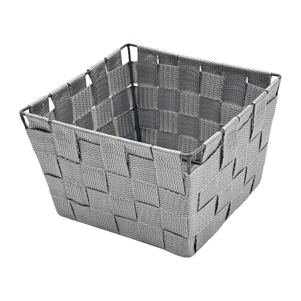 Кошик-органайзер д/зберігання речей 18*18*12см каркасний плетений арт.1263-2